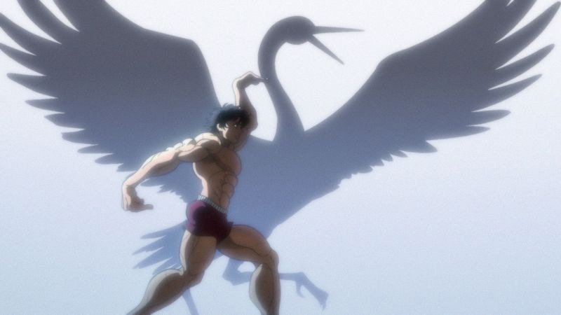 アニメ「範馬刃牙」より。
