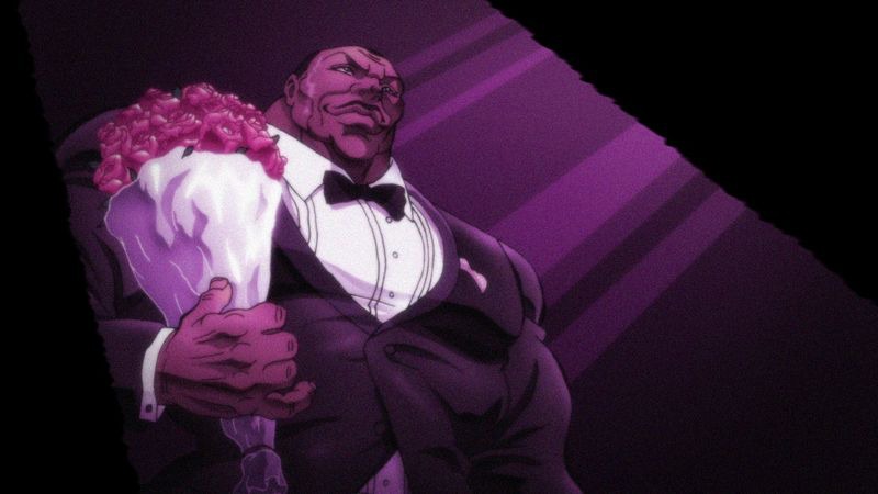 アニメ「範馬刃牙」より。