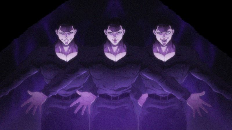 アニメ「範馬刃牙」より。