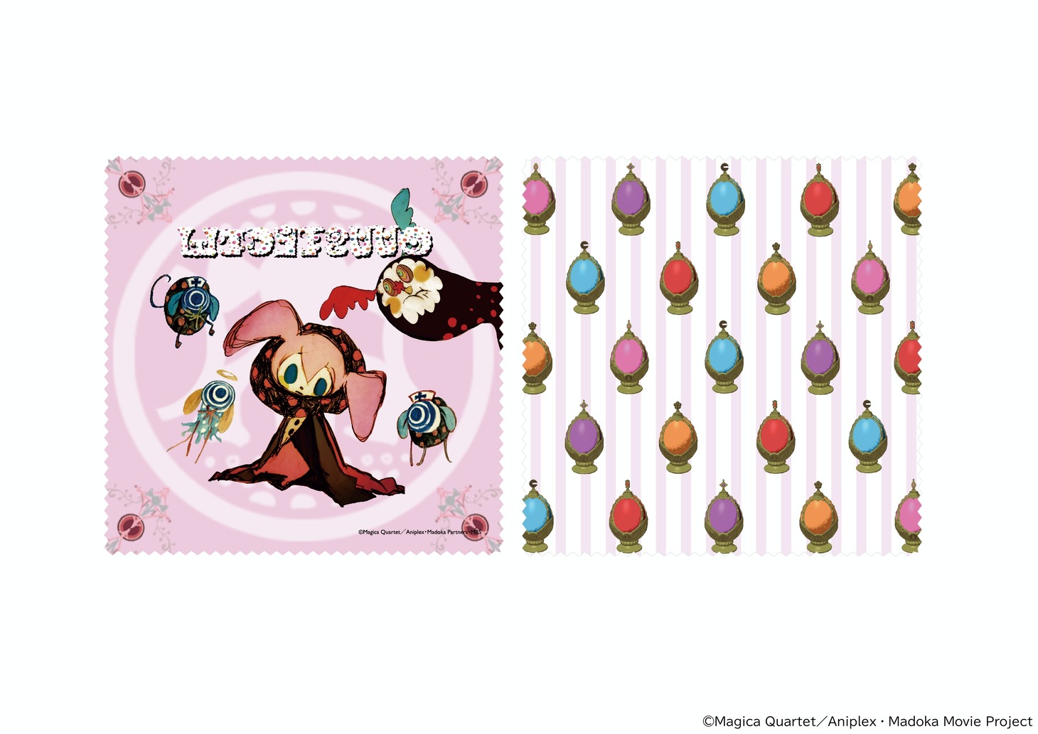お菓子の魔女をモチーフにしたクロス。