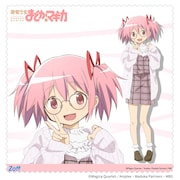 コラボビジュアルを使用したメガネ拭き。