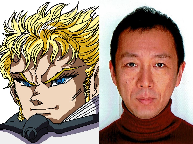 左からシュワルツコフ、安井邦彦。