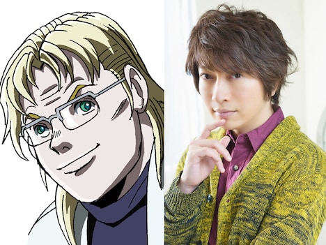 左からロン・シュヴァイツァ博士、小野大輔。