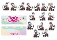 アクリルフィギュアとアクリルフィギュア台。