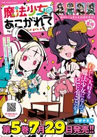 「魔法少女にあこがれて」5巻の販促ポスター。