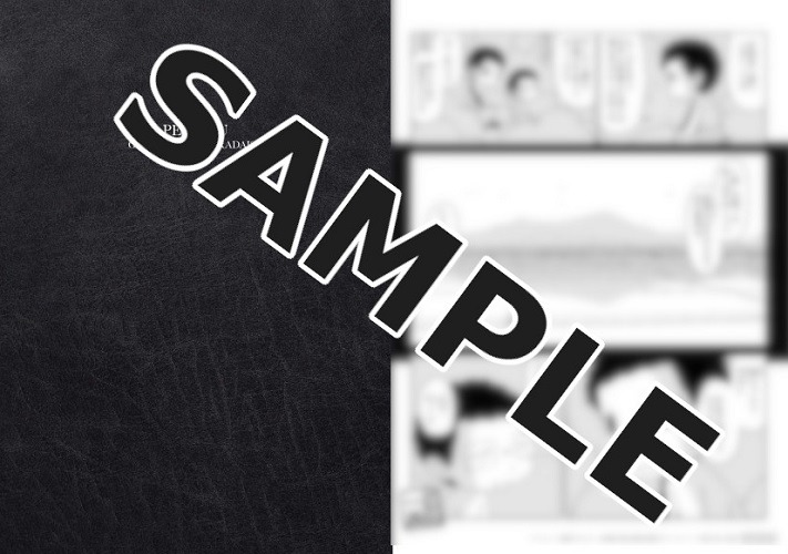 フェア参加店で全11巻を同時購入した人に配布される功績係手帳風4Pリーフレット。(c)武田一義