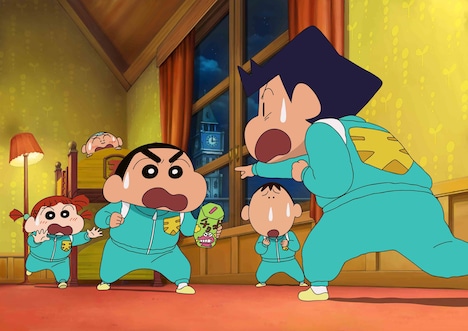 「映画クレヨンしんちゃん 謎メキ!花の天カス学園」より。