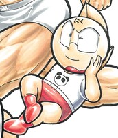 「キン肉マン」に登場するミート君。(c)ゆでたまご