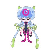 ジェリーモンの設定画。(c)本郷あきよし・フジテレビ・東映アニメーション