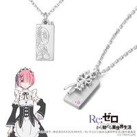 「Re:ゼロから始める異世界生活 ラムモチーフ プレートネックレス」