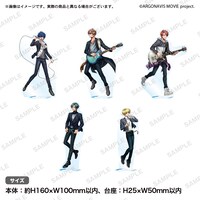 「劇場版アルゴナビス 流星のオブリガート」ムビチケカードに付属するアクリルスタンドのイメージ。