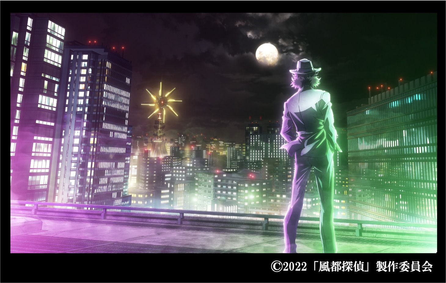 アニメ「風都探偵」のイメージボード。(c)2022「風都探偵」製作委員会