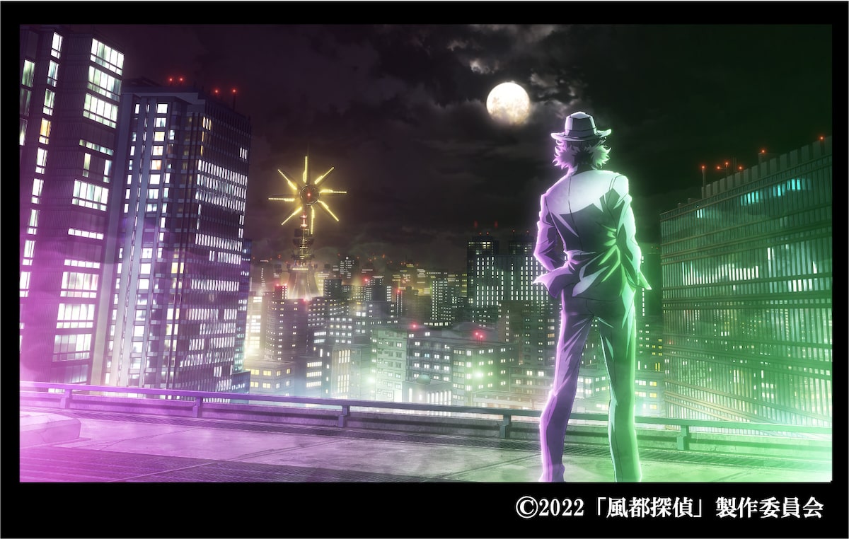 アニメ 風都探偵 制作はスタジオkai 左翔太郎が風都の街を見下ろすイメージボードも コミックナタリー