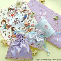 アニメ「ちびまる子ちゃん」とITS' DEMOのコラボアイテム。