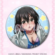 C賞の「雪菜といつも一緒！75mm缶バッジ」。