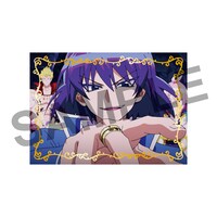 「悪入間の箔押しポストカード」