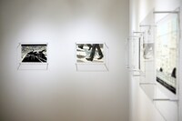 「漫画『もしも東京』展」の講堂内に展示された松本大洋の作品。