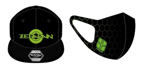 左から「ZEGAPAIN CAP」、マスク。