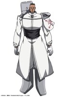 クリス・ブンスター（CV：最上嗣生）
「X-LAWS（エックス・ロウズ）」、「X-III」リーダー。元軍人で湾岸戦争でゲリラ戦の最中、ハオと遭遇し足を焼失。それと引きかえに霊能力に目覚める。持霊はメタトロン。