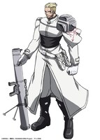 ラーキ・ディラック（CV：高口公介）
「X-LAWS（エックス・ロウズ）」、「XII」の一員。アメリカ陸軍デルタフォース出身で、責任感が強く任務遂行に手段を選ばない。持霊はウリエル。