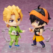 「ねんどろいど パンナコッタ・フーゴ」（左）と「ねんどろいど ナランチャ・ギルガ」（右）。