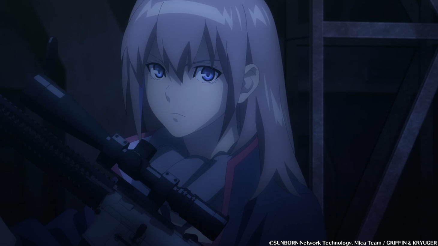 TVアニメ「ドールズフロントライン」第1弾PVより。 (c)SUNBORN Network Technology, Mica Team / GRIFFIN & KRYUGER