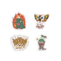 ステッカーの一部。