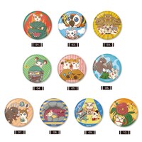 全10種のメタリック缶バッジ。