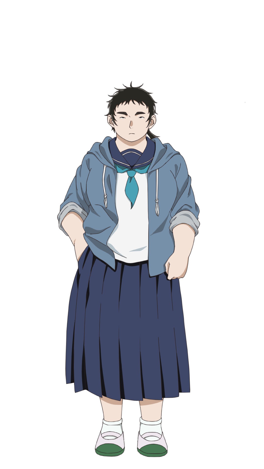 海野（CV：平塚未玖）
高校2年生。ユカや森先輩と同じく美術部員。美少女キャラクターを描くのが好き。面白い漫画をたくさん知っている。