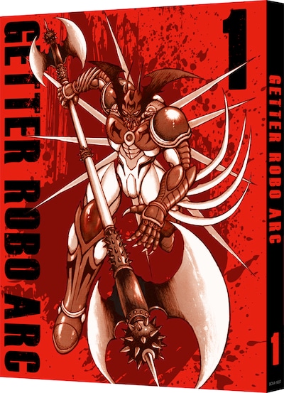 Blu-ray第1巻の永井豪描き下ろしデジジャケット。