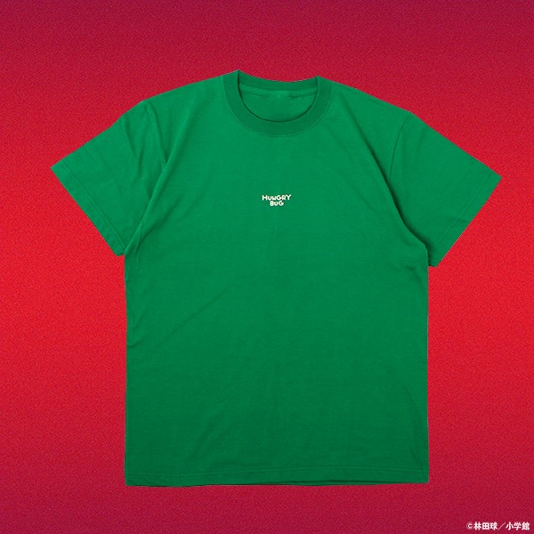 「ドロヘドロ 空腹虫Tシャツ（NewColor ver.）」のグリーン。