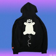 「大ダーク モージャパーカー」の背面。