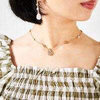 ネックレス、ピアス・イヤリング使用イメージ。