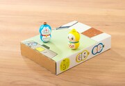 「『とっておきドラえもん おいしいうれしいグルメ編』特別版」の特典の外箱は「クーナッツ」を飾る台としても使用できる。(c)藤子プロ・小学館