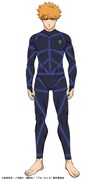 國神錬介(CV:小野友樹)。スポーツマンシップと漢気にあふれた好青年で、信念は「正々堂々」。まっすぐで誠実な性格からチームメイトの信頼も厚い。強靭なフィジカルと左足のミドルシュートを武器としている。 (c)金城宗幸・ノ村優介・講談社/「ブルーロック」製作委員会