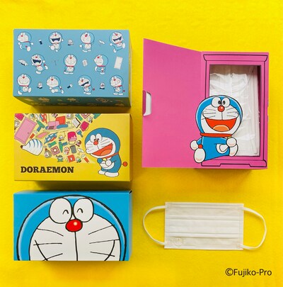 「【 ドラえもん 】 箱入りマスク 24枚入り」