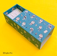 「【 ドラえもん 】 箱入りマスク 24枚入り ドラえもん総柄 ブルー」