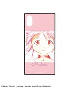 「Ani-Art aqua label スクエア強化ガラスiPhoneケース」