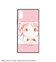 「Ani-Art aqua label スクエア強化ガラスiPhoneケース」