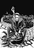 本田真吾のコラボイラスト。