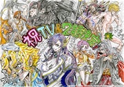 アニメ「終末のワルキューレ」第2期の制作決定と第1期のテレビ放送を記念して放送決定を記念して、キャラクターデザインを手がける佐藤正樹が描き下ろしたイラスト。