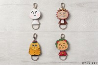 「OJAGA DESIGN コジコジ レザーキーホルダー」