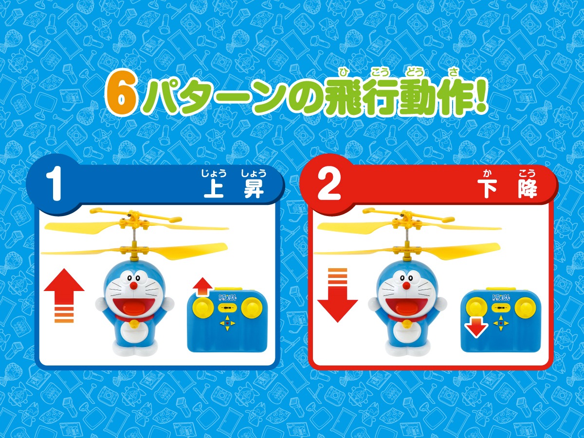 「空とぶドラえもん」の操作説明。