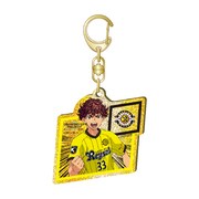 「アオアシ」と2021明治安田生命Jリーグのコラボによるアクリルキーホルダー。