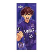 「アオアシ」と2021明治安田生命Jリーグのコラボによるフェイスタオル。