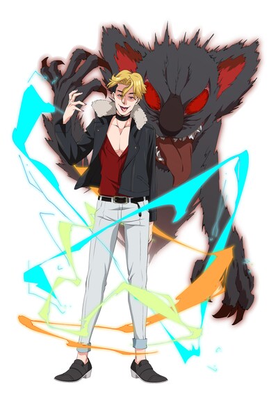 遠藤（CV：虫眼鏡）とコアラ幻覚（CV：としみつ）。(c)シキザクラ製作委員会