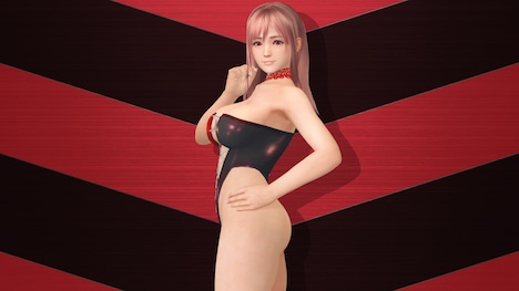 「黒炎のラビリンス」をキャラクターに着せた様子。