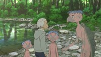 アニメ映画「岬のマヨイガ」より。