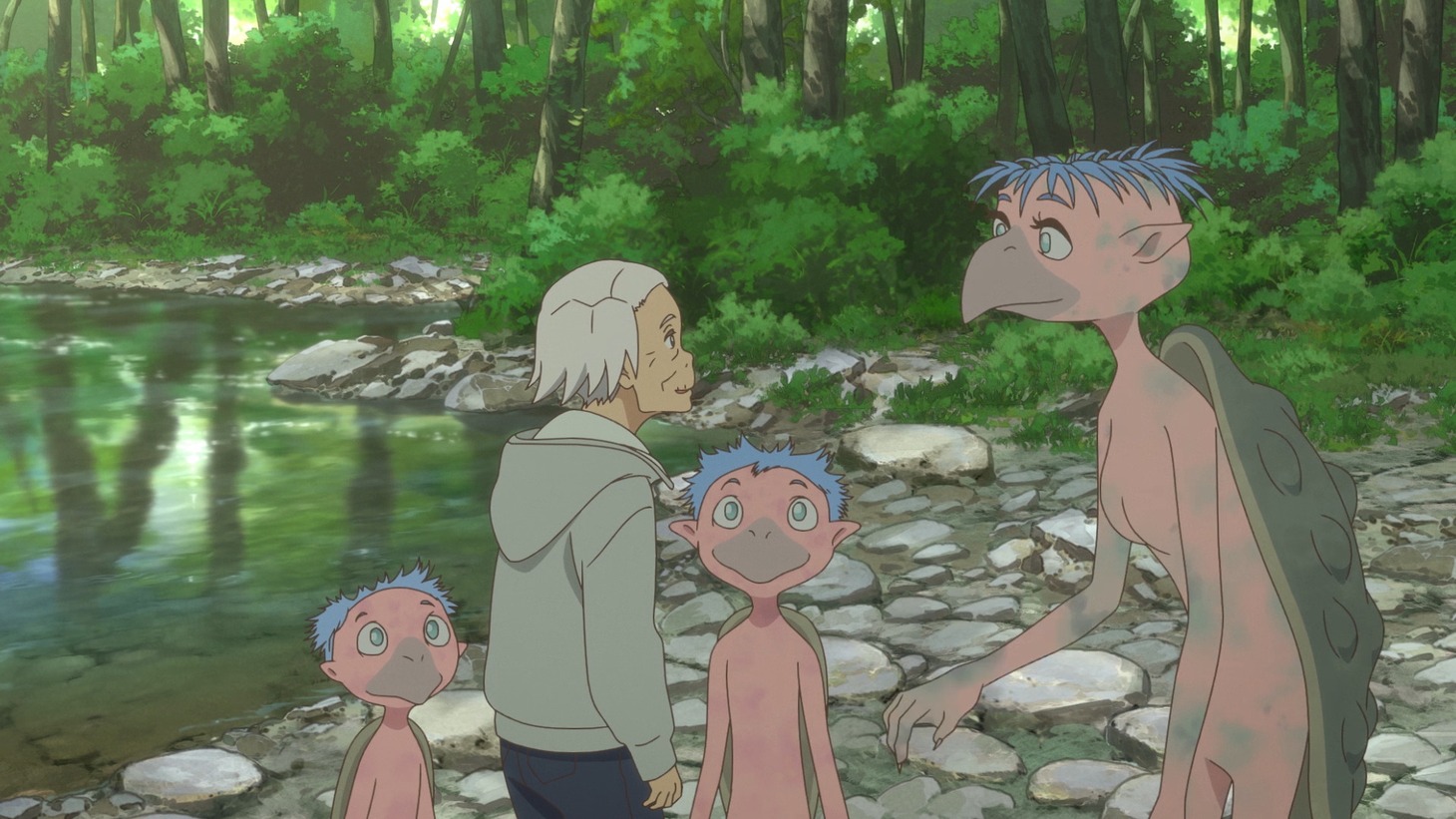 アニメ映画「岬のマヨイガ」より。