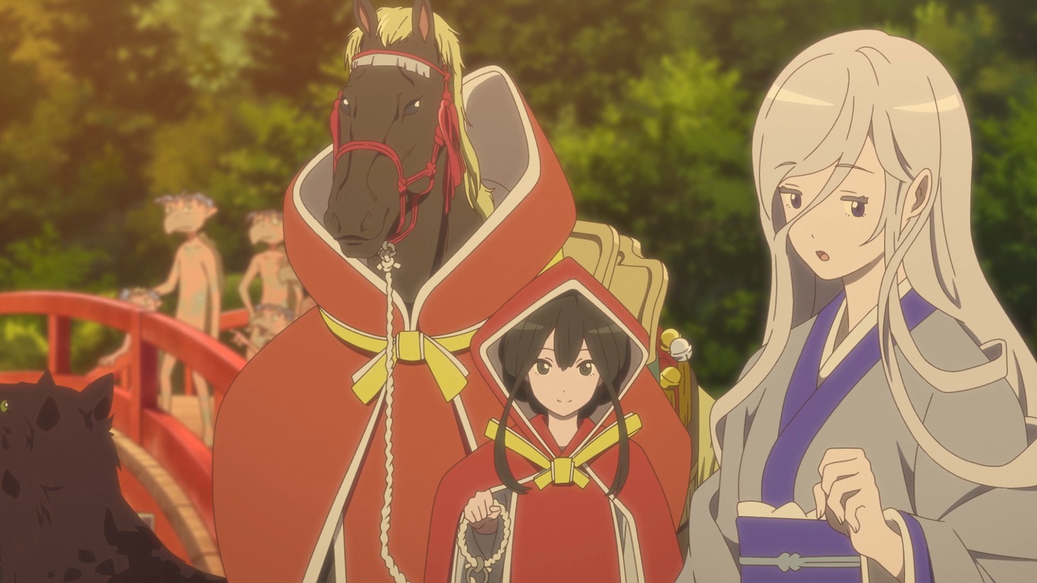 アニメ映画「岬のマヨイガ」より。